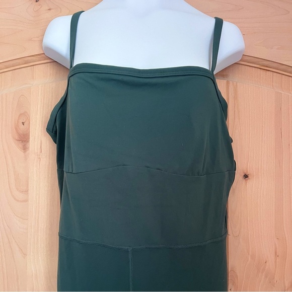 Large Green Spaghetti Strap Jumpsuit All in Motion - Picture 6 of 8